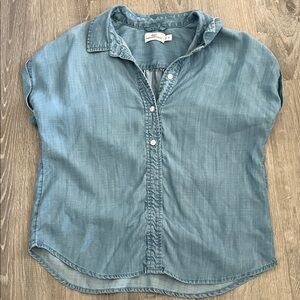 Vineyard Vines Denim Pullover Top